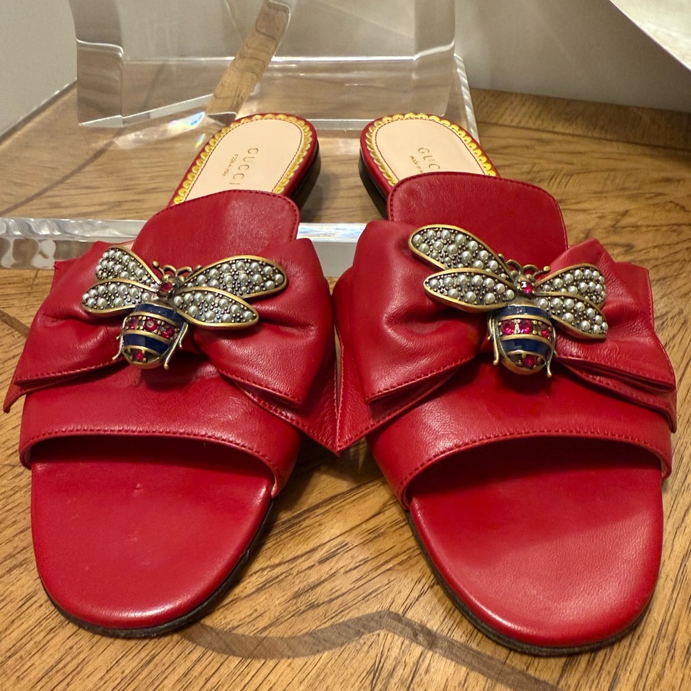 Gucci Leather Sandal